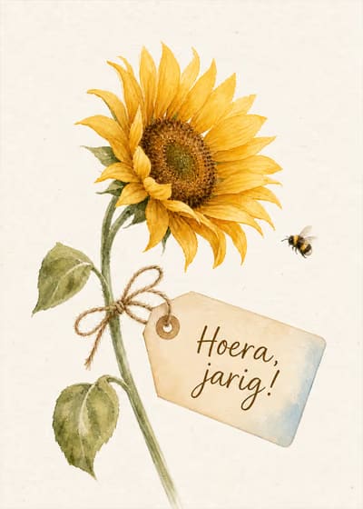 Zonnebloemwens