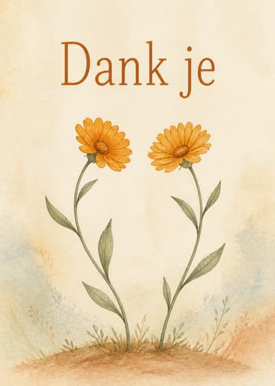 Dank je