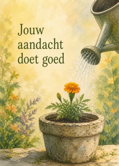 Jouw aandacht doet goed