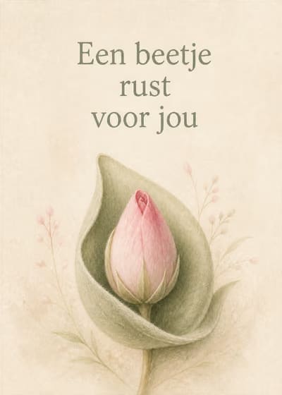 Een beetje rust voor jou
