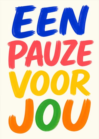 Een pauze voor jou