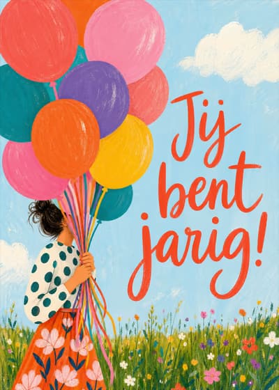 Jij bent jarig