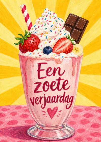 Een zoete verjaardag