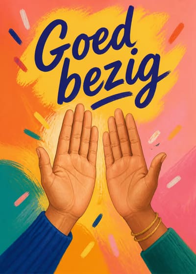 Goed bezig