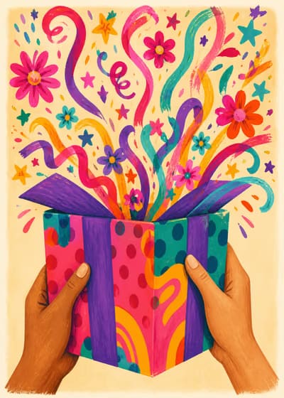 Open feestcadeau