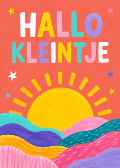 Hallo kleintje