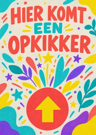 Hier komt een opkikker