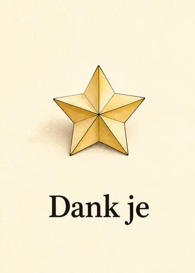 Dank je ster