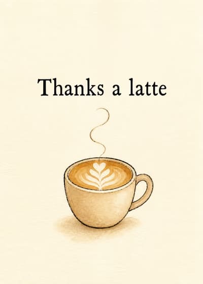 Thanks a latte