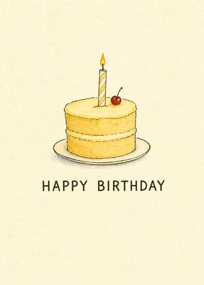 Happy Birthday cake
