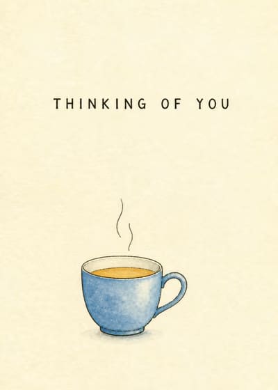 Thinking of you tea