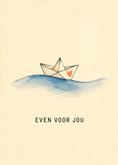 Even voor jou