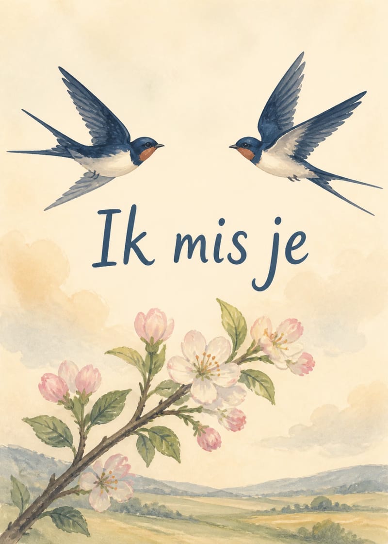Ik mis je