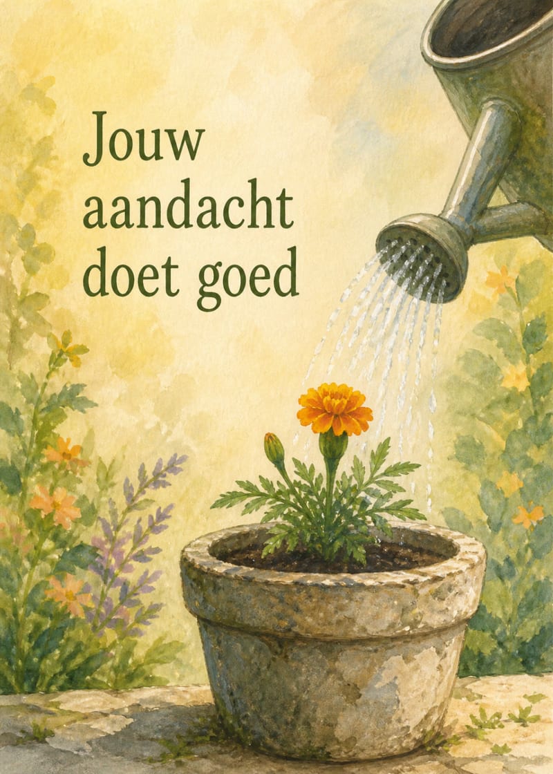 Jouw aandacht doet goed