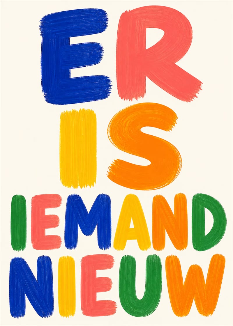 Er is iemand nieuw