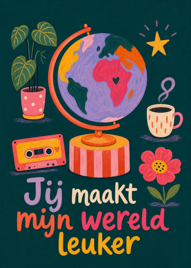Jij maakt mijn wereld leuker