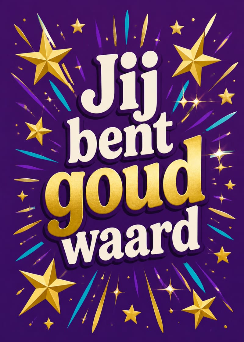 Jij bent goud waard