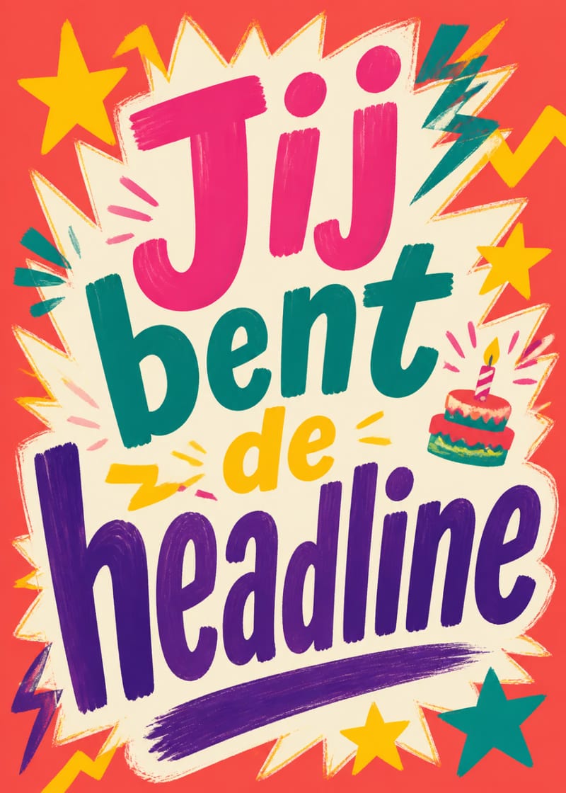 Jij bent de headline