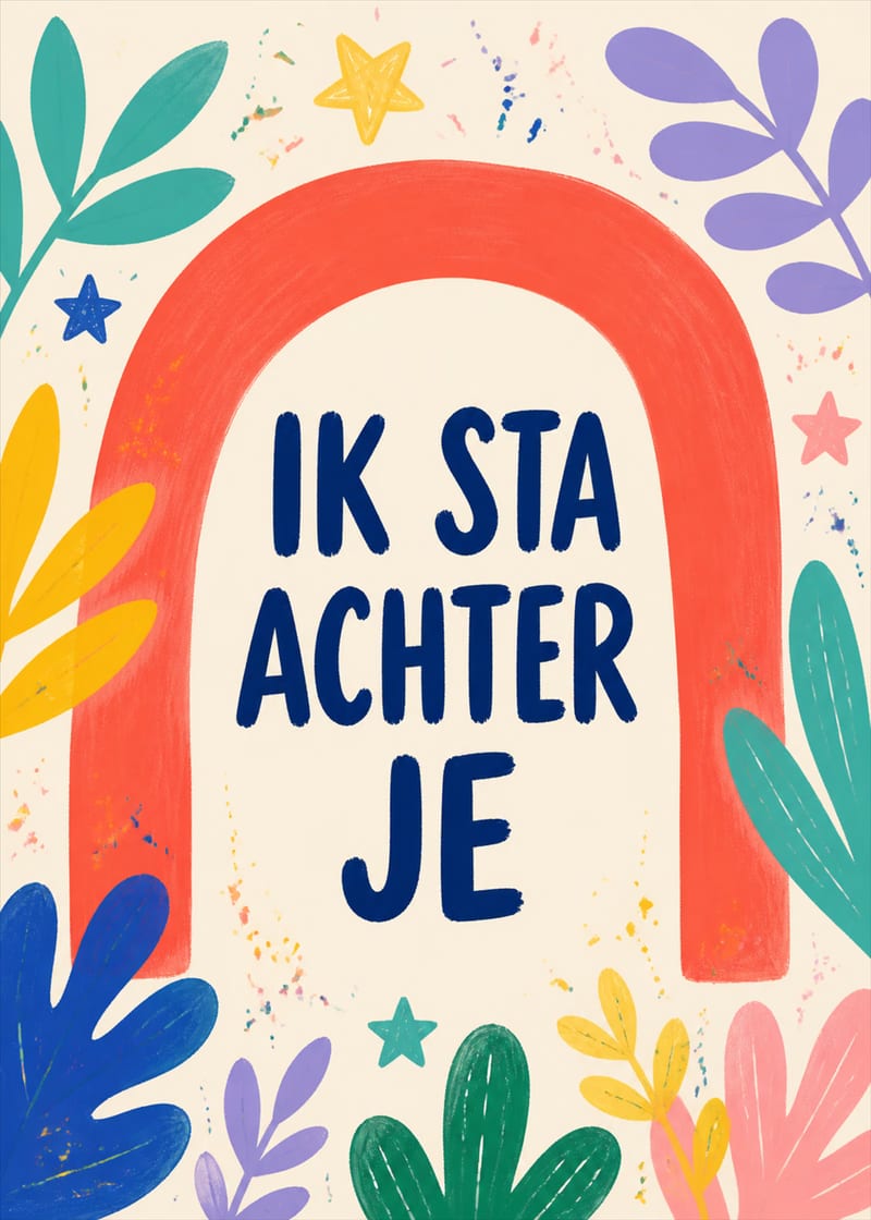 Ik sta achter je