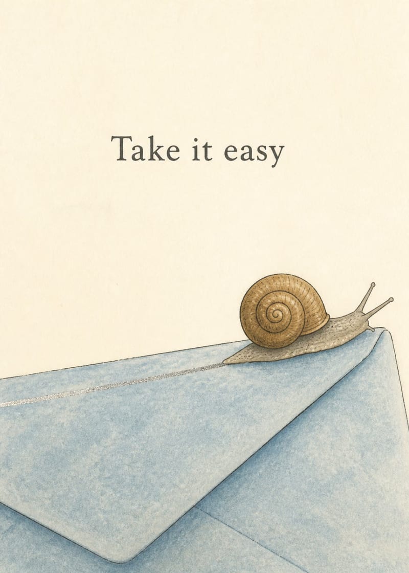 Take it easy