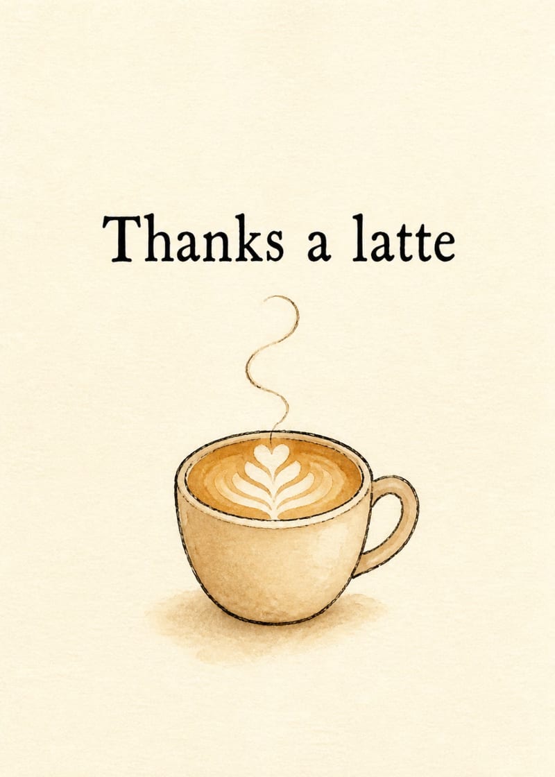 Thanks a latte