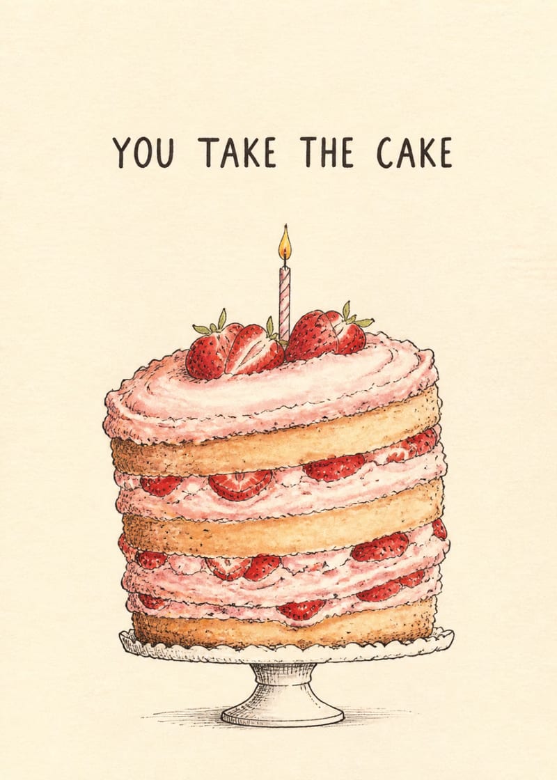 You take the cake
