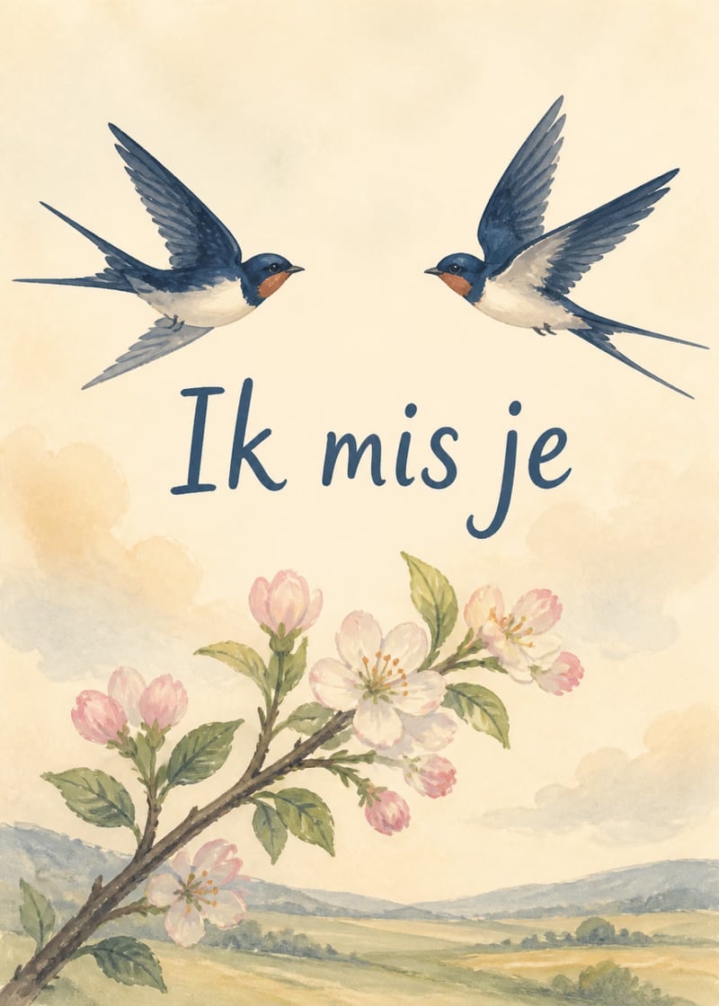 Ik mis je