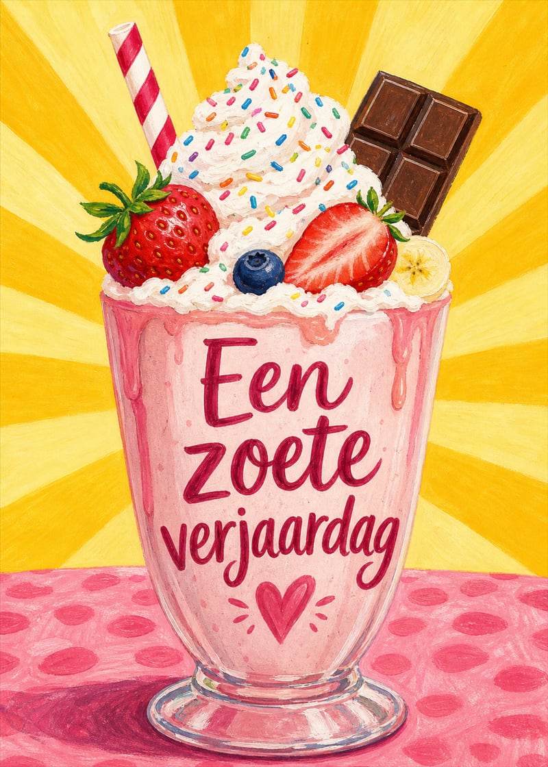 Een zoete verjaardag