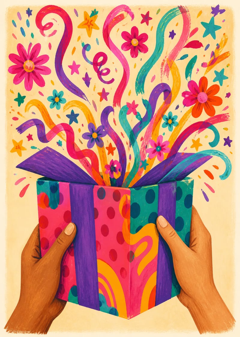 Open feestcadeau