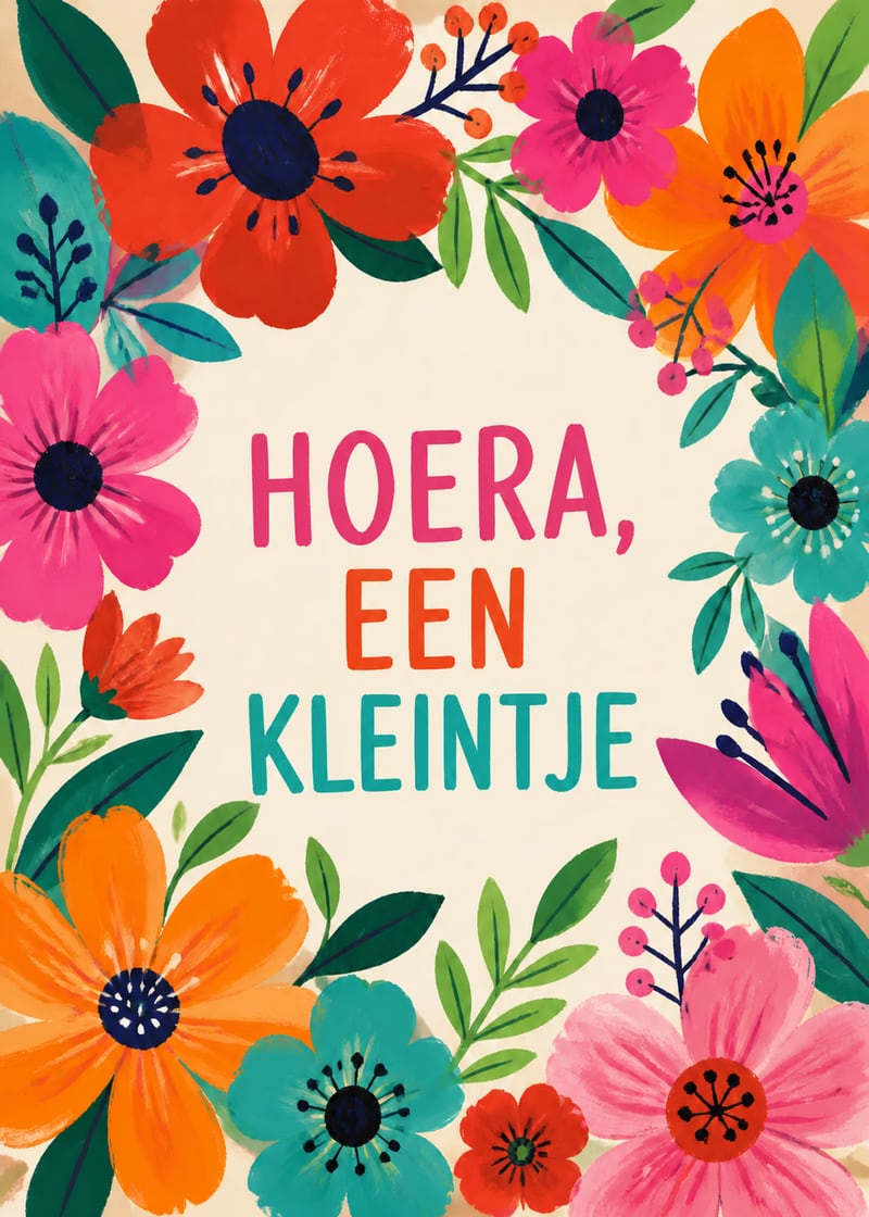 Hoera, een kleintje