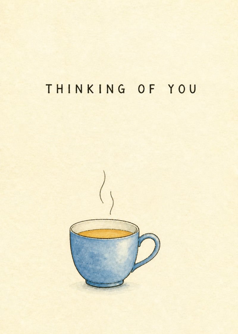 Thinking of you tea