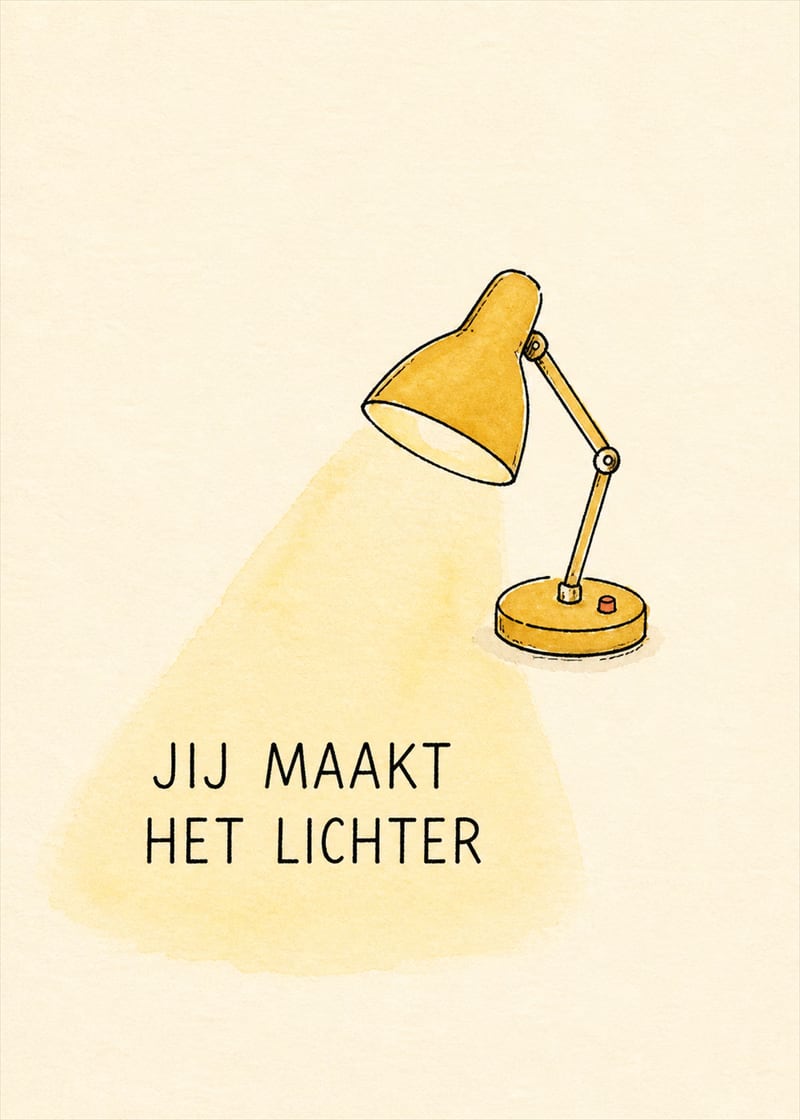Jij maakt het lichter
