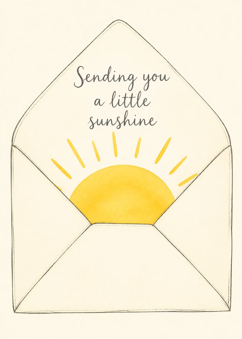 Sending you a little sunshine